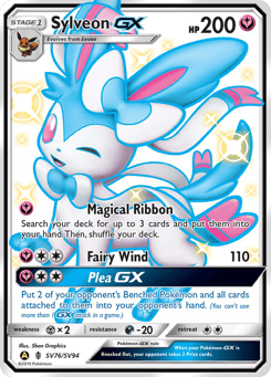 Sylveon-GX Hidden Fates Shiny Vault #SV76