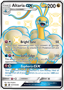 Altaria-GX Hidden Fates Shiny Vault #SV77