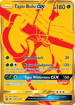 Tapu Bulu-GX Hidden Fates Shiny Vault #SV91