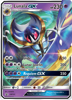 Lunala GX SM Black Star Promos #SM103
