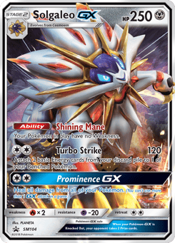 Solgaleo GX SM Black Star Promos #SM104