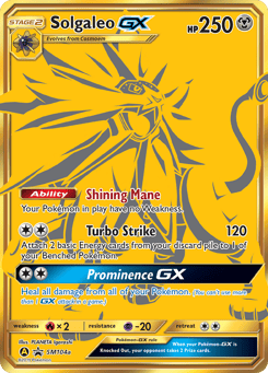 Solgaleo-GX SM Black Star Promos #SM104a