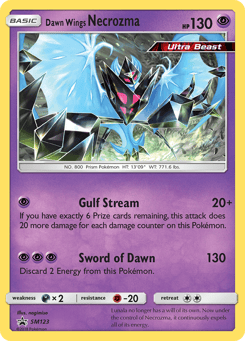 Dawn Wings Necrozma SM Black Star Promos #SM123