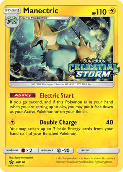 Manectric SM Black Star Promos #SM130