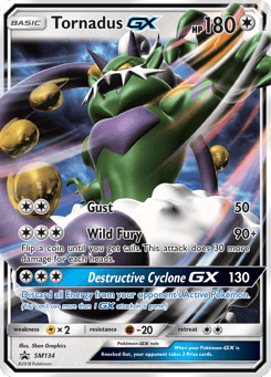 Tornadus-GX SM Black Star Promos #SM134