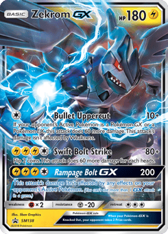 Zekrom GX SM Black Star Promos #SM138