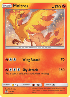 Moltres SM Black Star Promos #SM143