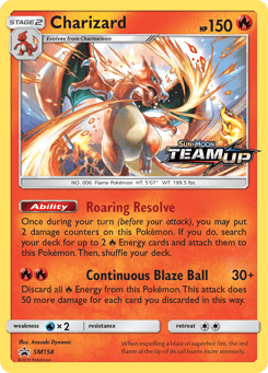 Charizard SM Black Star Promos #SM158