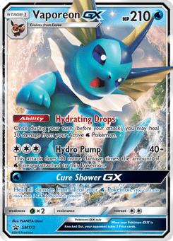 Vaporeon-GX SM Black Star Promos #SM172