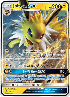 Jolteon-GX SM Black Star Promos #SM173