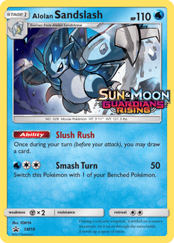 Alolan Sandslash SM Black Star Promos #SM18