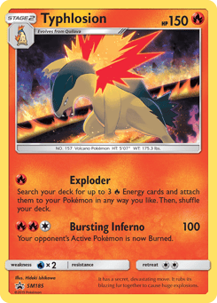 Typhlosion SM Black Star Promos #SM185