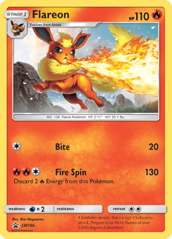 Flareon SM Black Star Promos #SM186