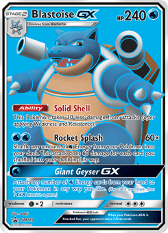 Blastoise-GX SM Black Star Promos #SM189