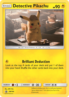 Detective Pikachu SM Black Star Promos #SM194