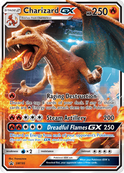 Charizard-GX SM Black Star Promos #SM195