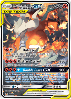 Reshiram & Charizard-GX SM Black Star Promos #SM201