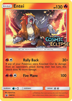 Entei SM Black Star Promos #SM219