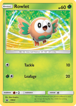 Rowlet SM Black Star Promos #SM22
