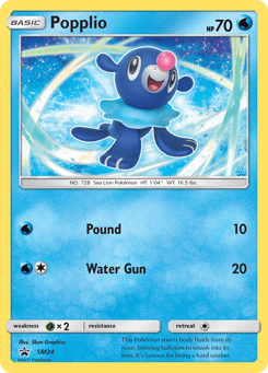 Popplio SM Black Star Promos #SM24