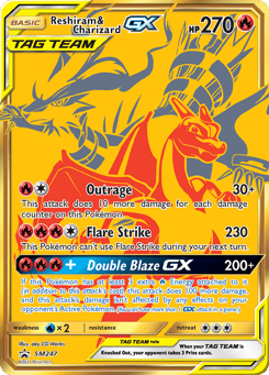 Reshiram & Charizard-GX SM Black Star Promos #SM247