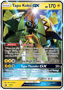 Tapu Koko-GX SM Black Star Promos #SM33