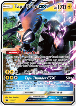 Tapu Koko-GX SM Black Star Promos #SM50
