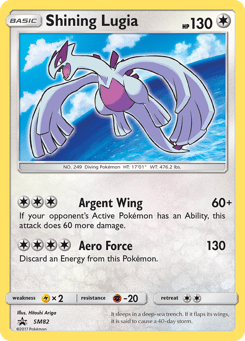 Schimmerndes Lugia SM Black Star Promos #SM82