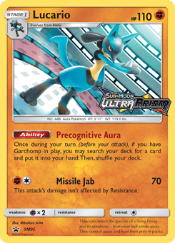 Lucario SM Black Star Promos #SM95