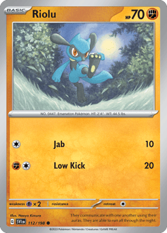 Riolu Scarlet & Violet #112