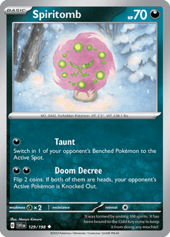 Spiritomb Scarlet & Violet #129