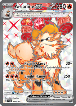 Arcanine ex Scarlet & Violet #224