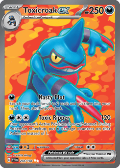 Toxicroak ex Scarlet & Violet #232