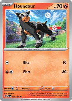 Houndour Scarlet & Violet #33