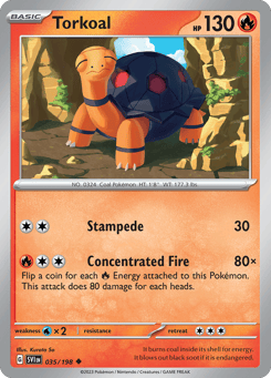 Torkoal Scarlet & Violet #35