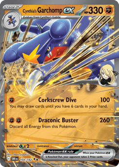 Cynthia's Garchomp ex Destined Rivals #104