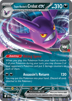 Team Rocket's Crobat ex Destined Rivals #122