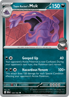 Team Rocket's Muk Destined Rivals #124