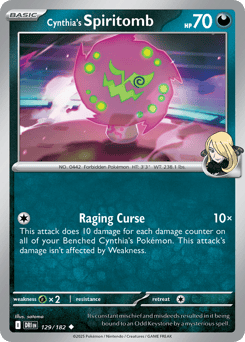Cynthia's Spiritomb Destined Rivals #129