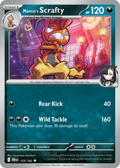 Marnie's Scrafty Destined Rivals #133
