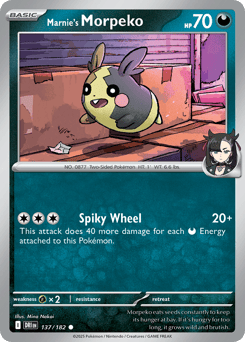 Marnie's Morpeko Destined Rivals #137