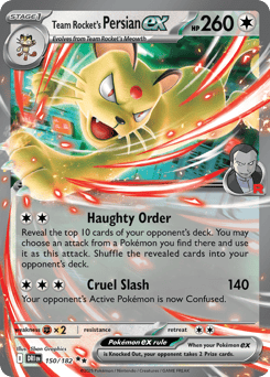 Team Rocket's Persian ex Destined Rivals #150