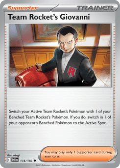 Team Rocket's Giovanni Destined Rivals #174