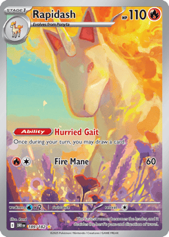 Rapidash Destined Rivals #189