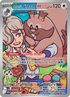 Arven's Greedent Destined Rivals #205