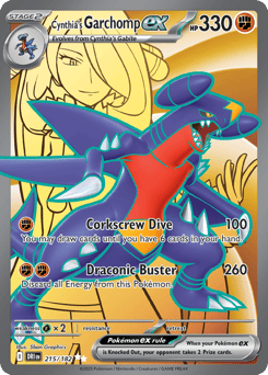 Cynthia's Garchomp ex Destined Rivals #215
