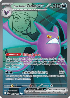 Team Rocket's Crobat ex Destined Rivals #217