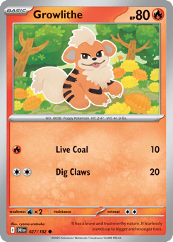 Growlithe Destined Rivals #27