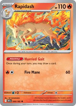 Rapidash Destined Rivals #30