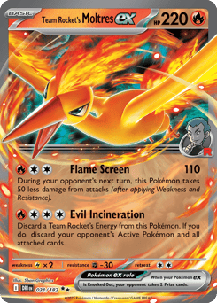 Team Rocket's Moltres ex Destined Rivals #31